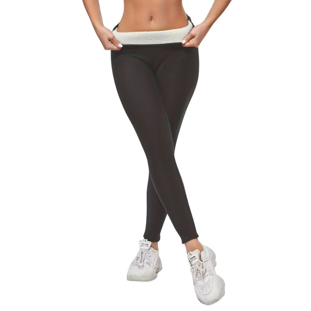 Warme Damen-Leggings mit Fleecefutter