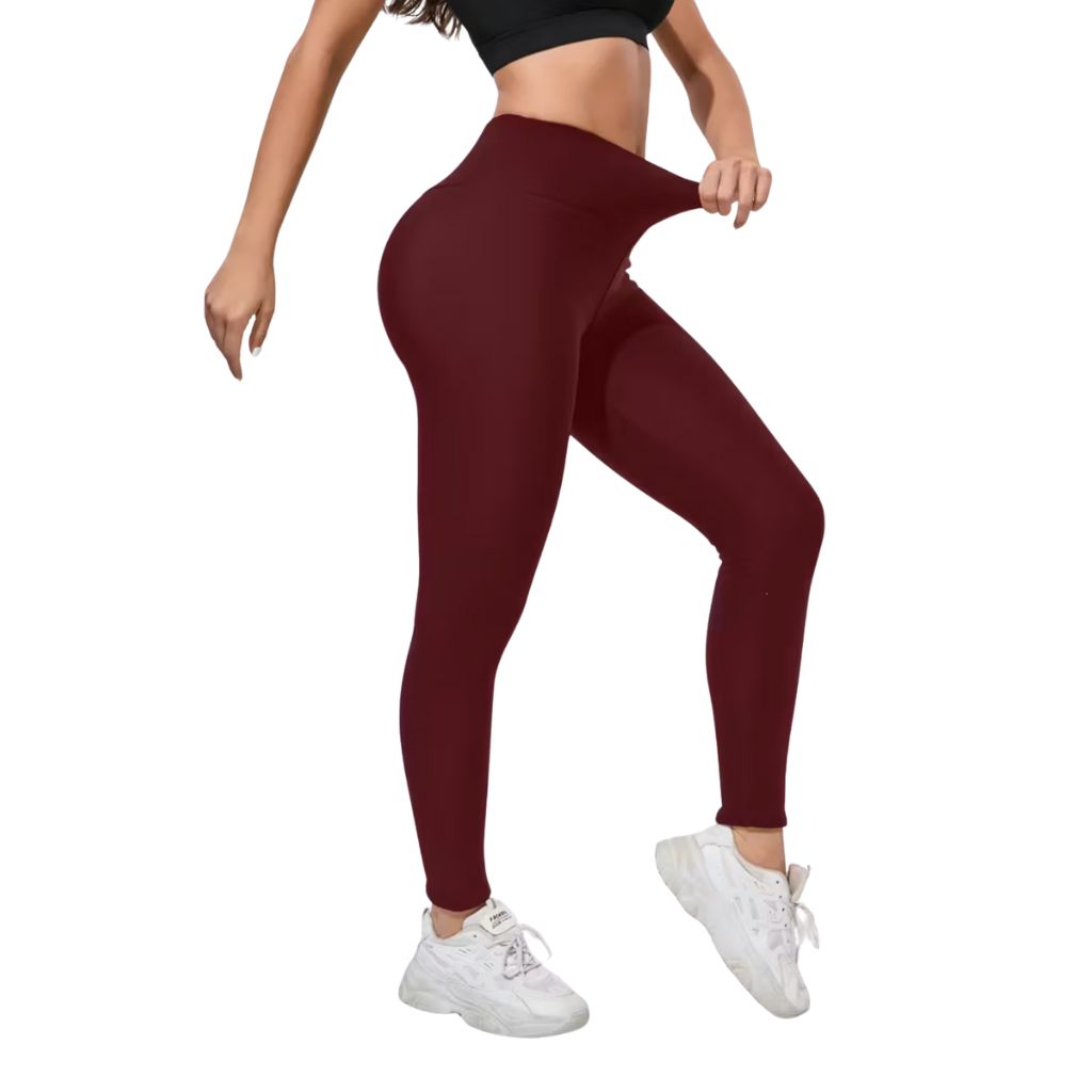 Warme Damen-Leggings mit Fleecefutter