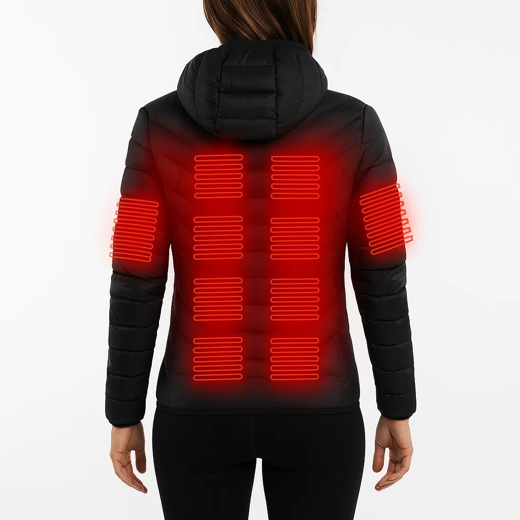Beheizbare Unisex-Jacke – Wasserdicht, Winddicht & Temperaturregelung für Winterkomfort