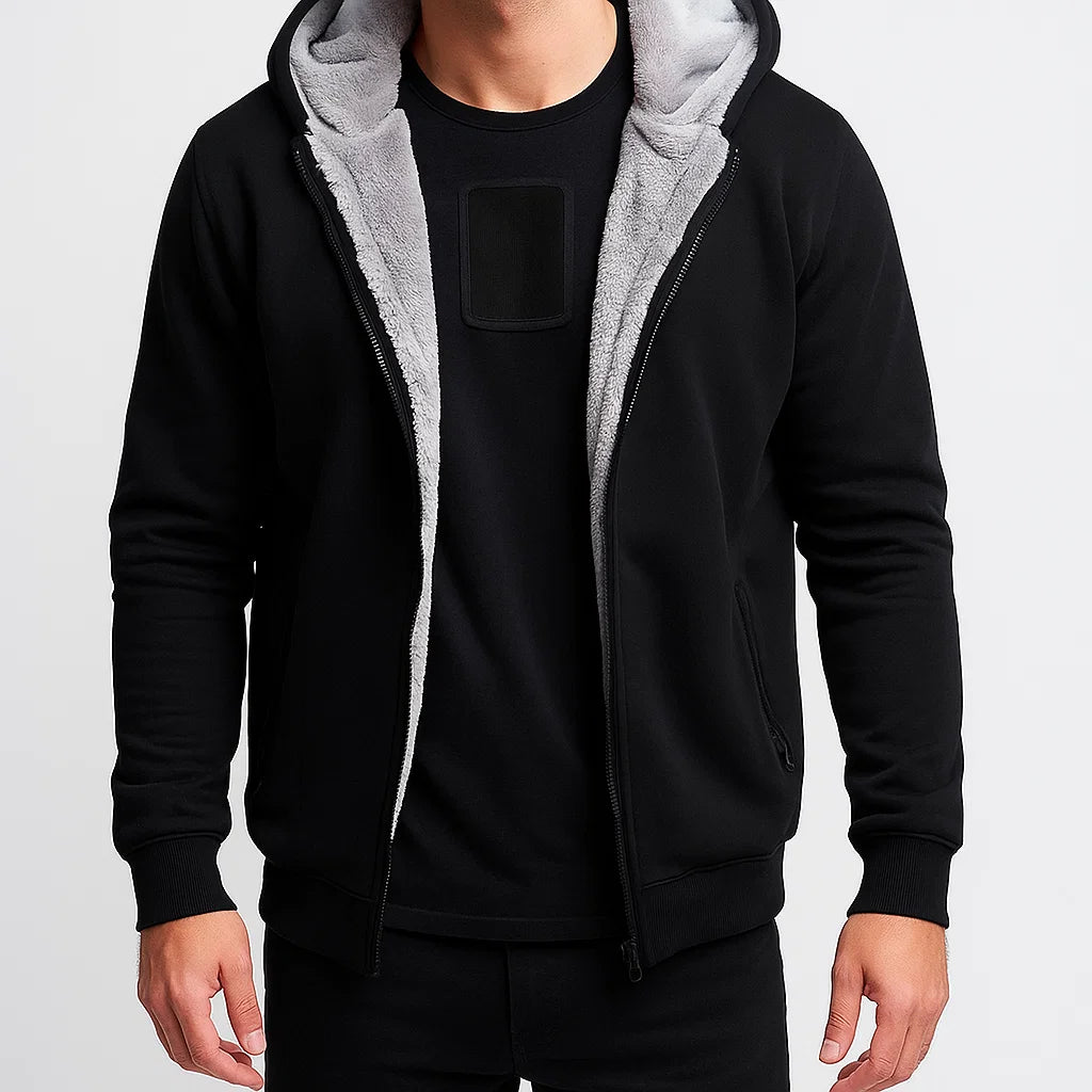 Herren Kapuzenjacke mit Fleece