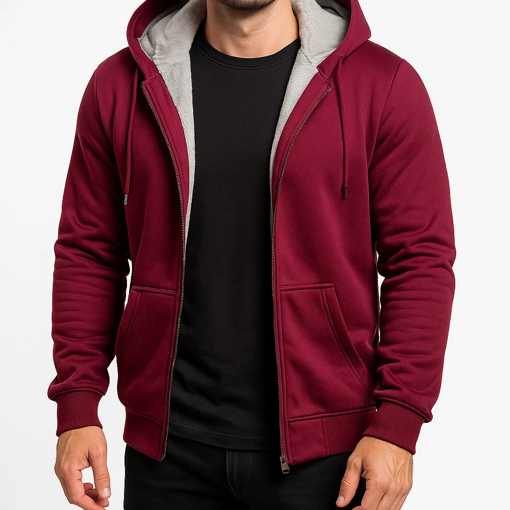 Herren Kapuzenjacke mit Fleece